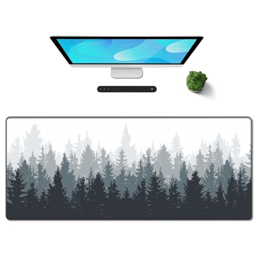 Galdas Gaming Mouse Mat Forest Background Pattern XXL XL Large Mouse Mat Long Extended Mouse Pad...