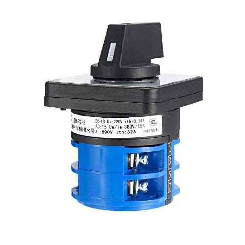 Changeover Switch LW28-32 3 Positions 8 Terminals Universal Rotary Cam Selector Latching Switches 690V 32A