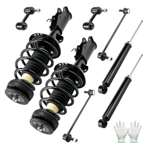 Image of PHILTOP Front and Rear Complete Shock Absorber Strut & Coil Spring Assembly Fit for Malibu 2013-2015,Malibu Limited 2016 Shocks and Struts SR4391、SR4390 set of 4