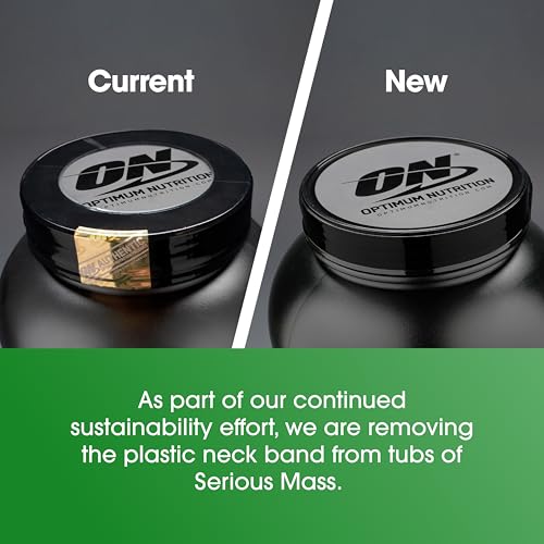 optimum nutrition serious mass weight gainer protein powder mass gainer vitamin c and zinc for immune support creatine vanilla 6 pound packaging may vary