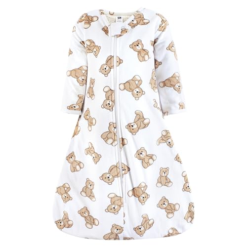 Image of Hudson Baby Unisex Baby Long Sleeve Plush Faux Fur Sleeping Bag, Wearable Blanket