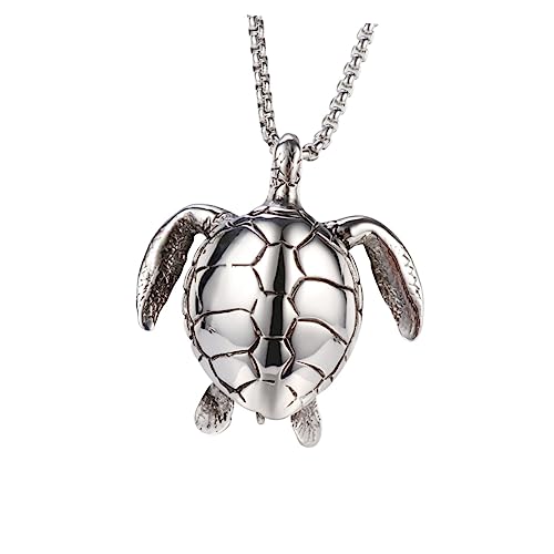 GALPADA Colar De Tartaruga Com Pingente De Pérola Colares Da Moda Colar Com Pingente De Tartaruga De