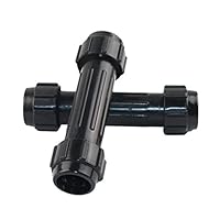 VORCOOL 2 STÜCKE Paddle Anschlüsse Rudern Anschlüsse Schraubverbindung Teil Ersatz für Schlauchboot Fischerboot Kajak Kanu (Schwarz)