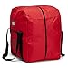 LINE2design Firefighter Heavy Duty Rescue Step-In Turnout Fire Gear Bag with Quick Dry Fabric, Shoulder Strap & Maltese Cross - Red