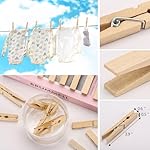 50pcs Clothes Pins 4 Inch Large Wooden Clothespins for Hanging Clothes Laundry, Heavy Duty Spring and Birchwood - Image 3