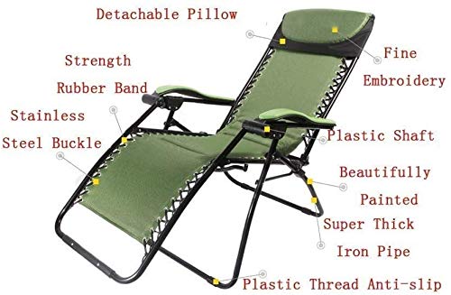 Chaise longue inclinable zero gravity pliable pour le jardin - 3