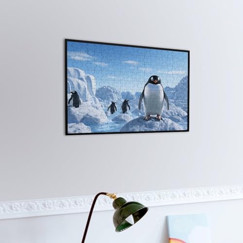 Jigsaw Puzzles 200 PCS Cute Animal Antarctica Ice Puzzles Personalized Puzzle for Adults Wooden Puzzle Custom Puzzles from Photos Picture Puzzle Classic Jigsaw Puzzle for Wedding Birthday Valentine's - Image 7