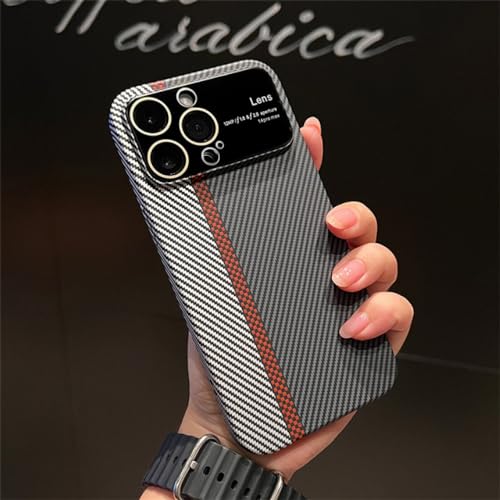 Coque iPhone 11 Pro Max fibre de carbone évite rayures objectif photo