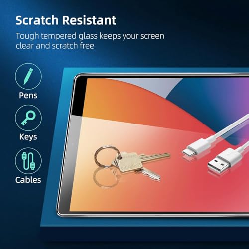 Image of compatible with Redmi Pad 2 11Inch Tab Tempered Glass Screen Protector Guard Full Screen Coverage Edge to Edge with Easy Installation kit | Anti-Scratch & Smudge Proof | (xiaomi mi pad2)