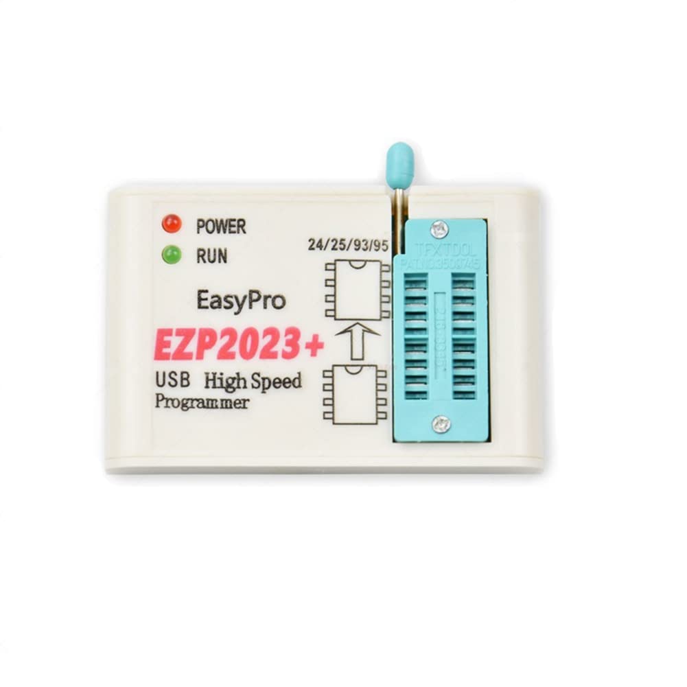 EZP2023 + Programmatore SPI Flash ad alta velocità Set + 12 Adattatori Supporta 24/25/93/95 EEPROM Bios 25T80 Incisione Offline Copia