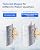 Waterdrop 3-Stage Reduce Iron&Manganese Whole House Water Filter System and Spin Down Sediment Filter