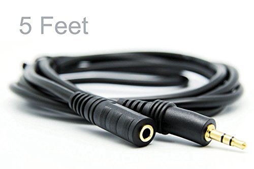 Ruiling 1.5M 5 Feet 3.5mm Jack Audio Stereo Earphone M/F Extension Cable Cord