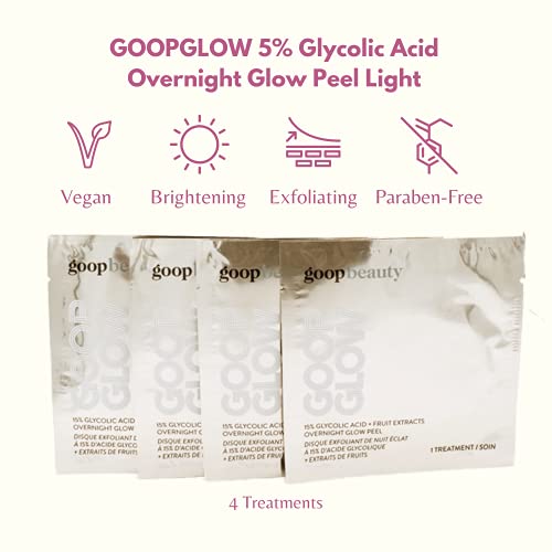 Goop Glow 15 Percent Glycolic Acid Fruit Overnight Glow Peel Light thumb #1