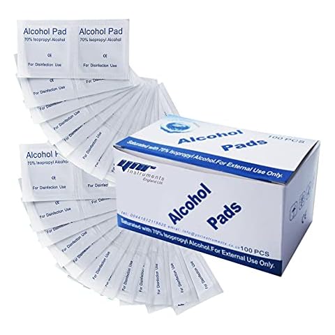 Anself Alcohol Prep Pads Antiseptic Sterilization Swabs Wipes Cleanser Pro YNR (100 pcs) Cover