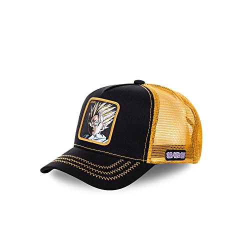 Gorra Gohan Capslab negra ajustable de Dragon Ball para fans de anime