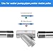 PNXKTXO Industrial Plumbing Y Strainers 3/4 inch Male DN20 Y-Shaped Filter Valve Connector with Tape, Heavy Duty 316 Stainless Steel Y-strainer