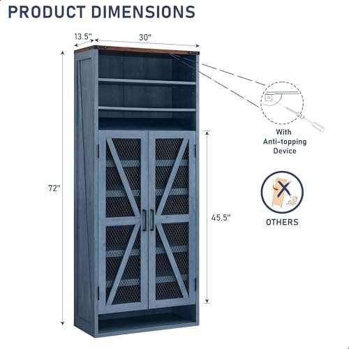 farmhouse shoe cabinet mesh doors closeup