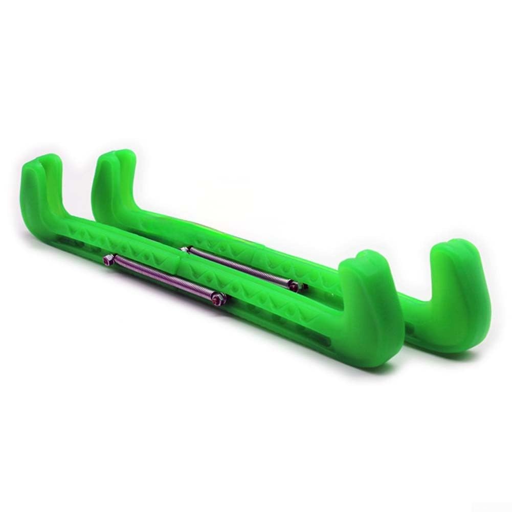 Adjustable Ice Skate Guards Figure Hockey Skates(Green)