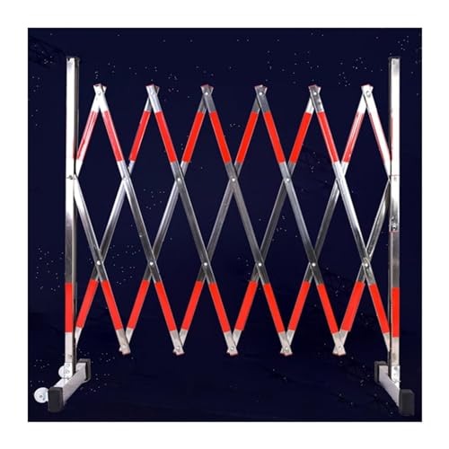 WXPGFEQ Barrières de sécurité Mobiles Extensibles et rétractables - Clôtures de sécurité Portables, faciles à Utiliser et à régler, pour Les parkings,...