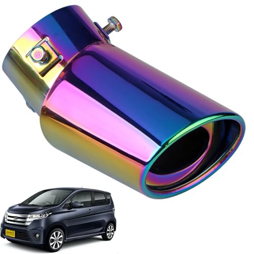 日産 デイズ B21W(AA0)型 2013年6月-2019年3月 専用 マフラーカッター 専用設計 テールパイプマフラー ステンレス鋼 塗装工程 テールスロート 排水穴付き 排気口 排気管 防錆 防食 大口径 下向き 装飾アクセサリー DIY 車外装パー