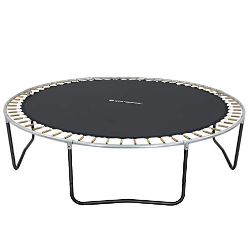 SONGMICS Tapis de Saut pour Trampoline Ø 244, 305, 366 cm, Tapis de Saut, Accessoire de Trampoline, de Rechange, Noir – Image 3