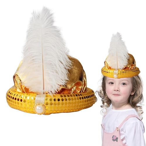 Panno di raso resistente: questo cappello alàddin Sultan presenta un panno di raso riutilizzabile con una consistenza ricca e liscia. Ha un materiale durevole e resistente agli strappi che può resistere all'usura.