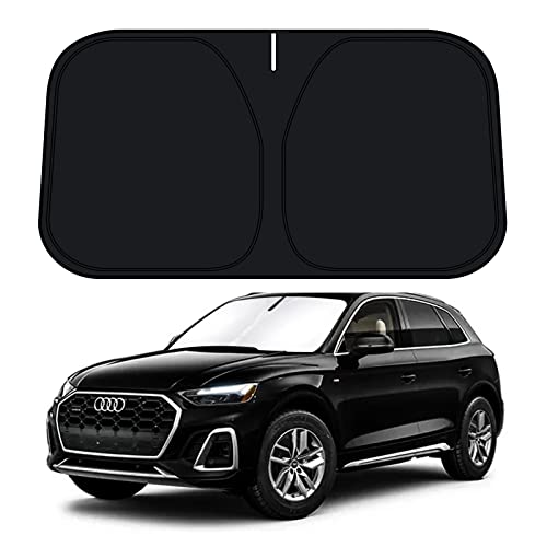 D-Lumina Windshield Sun Shade for 2018-2025 Au-di Q5 Accessories, Front Window Sunshade Sun Visor...