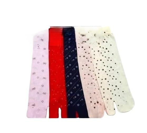 Trendy & Attractive Women's & Girls' Soft Nylon Summer Split Toe Ankle Socks | Striped Fashion Socks | Comfortable Daily | Black | Pack of 5 Pairs Black free size-image-41