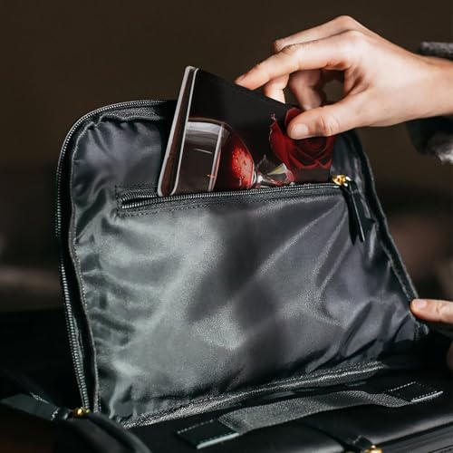 Étui de passeport cuir fleurs de cerisier : protégez vos papiers - 4