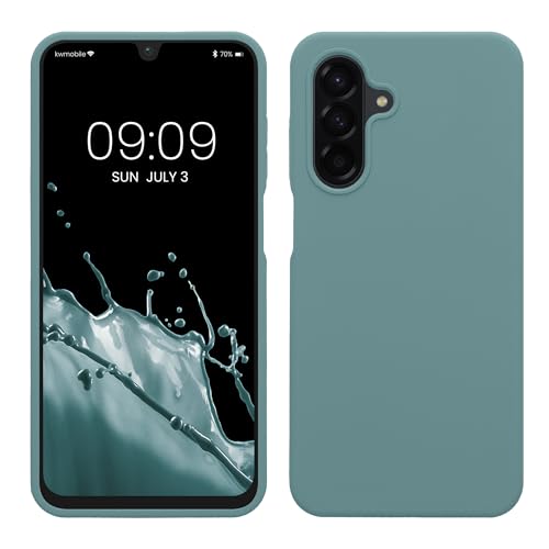 kwmobile Handyhülle für Samsung Galaxy A26 5G Hülle - Case Silikon - Kabelloses Laden - Schutzhülle Cover in Arctic Night