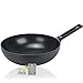 Berndes 11337 Wok à manche en aluminium pour induction Noir 30 cm