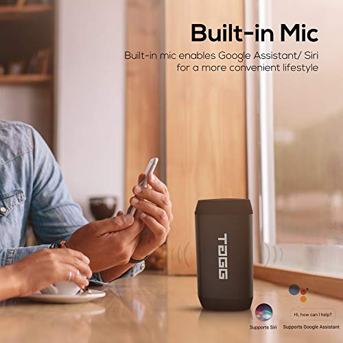 Image of TAGG Sonic Angle 1 10W Portable Bluetooth Speakers Wireless with Dedicated Bass Radiator || Dual Stereo, Water Resistant, 10 hrs Continuous Battery Life