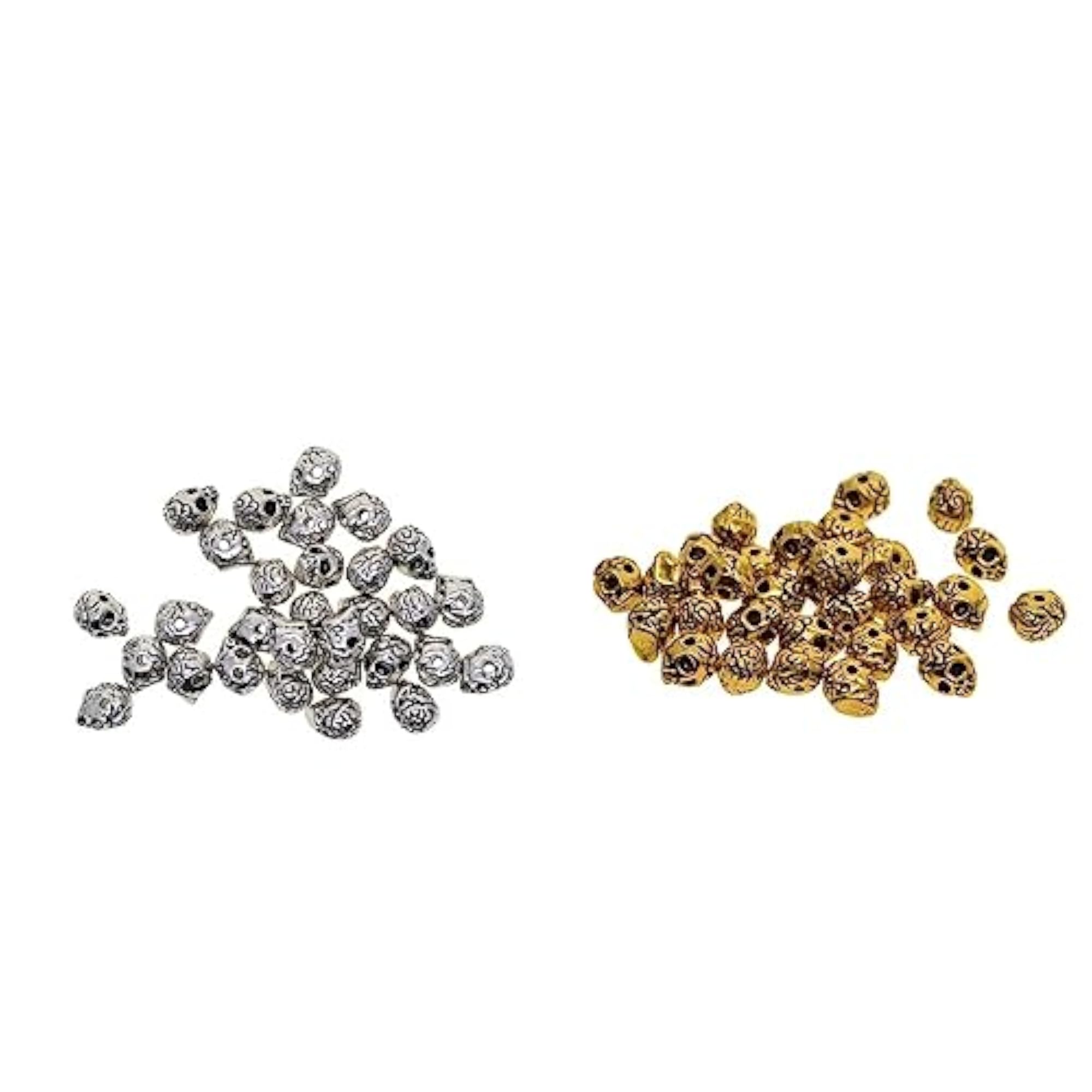 30 Alloy Charm Beads Spacers for DIY Jewellery Making