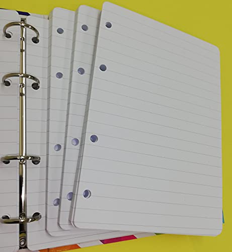 OY Carta da Scrittura A5 Classica Bianca, 100 Fogli (200 Pagine), Formato A5 14,5 x 20,5 cm, Righe 10 mm, Carta 120G/Mq