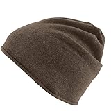 Klassische Beanie Strickmütze aus 100% Italian Eco Cashmere. Made in Europe - Design in Germany.