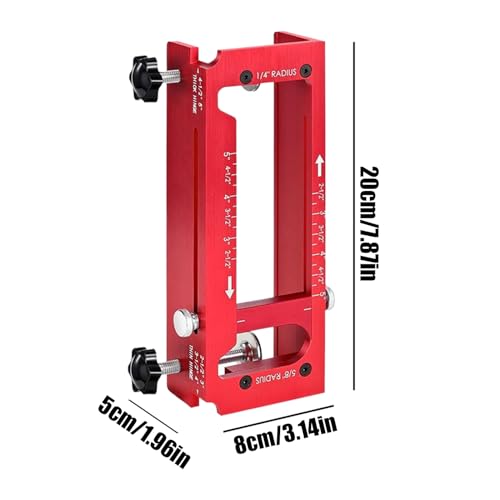 Gabarit pour charnière de porte avec kit d'installation