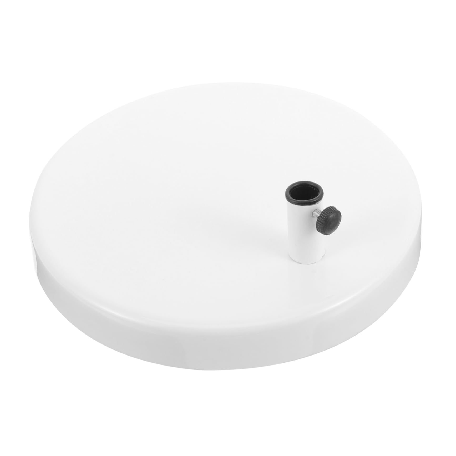 Zerodeko Socle de Lampe de Bureau Rond en Fer pour Bras Articulé DIY