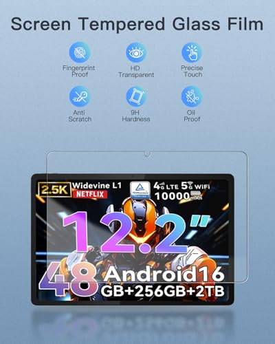 Protector de Pantalla para Tablet TABWEE T60 12.2 pulgadas miniatura 2