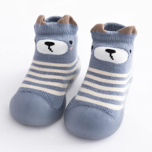 Teen Boy Slippers Kids Toddler Baby Boys Girls Solid Warm Knit Soft Sole Rubber Shoes Led Sandals for Boys2