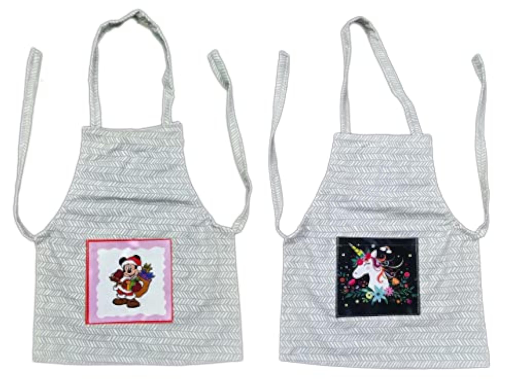 Kids Cotton Waterproof Kitchen Apron, 2 Pc Set
