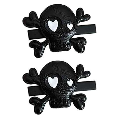 FRCOLOR Halloween Skeleton Hair Clips for Parties Cover