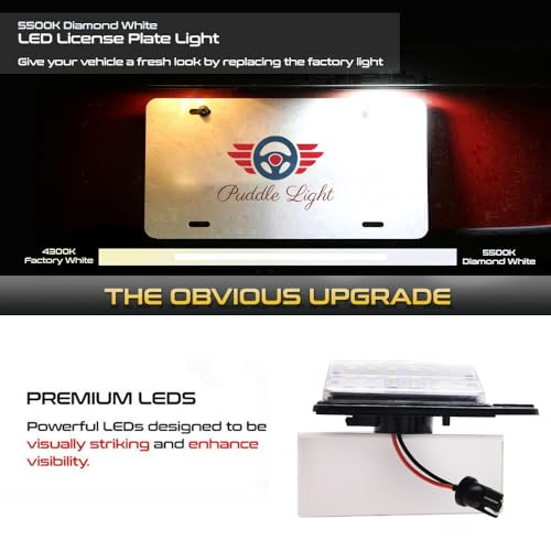 Lámpara de matrícula de remolque recambio de luces traseras para Infiniti FX35 QX50 EX35 3
