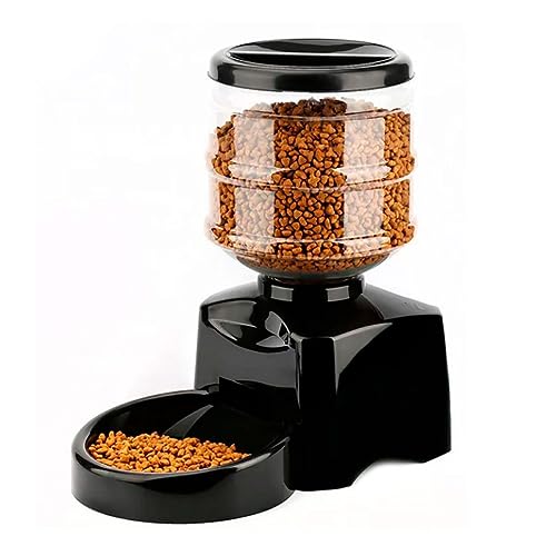 Sinergia Pet-Tech: Alimentadores Automáticos que Mimam Seu Animal 6 Comedouro Automático Cães Gatos 5Kg Ração Dispenser c/Voz