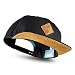 Produktbild Soulbuddy Snapback Cap Herren oder Damen - Schwarz, praktische und stylische Schirmütze, Unisex, individuell verstellbar, One Size