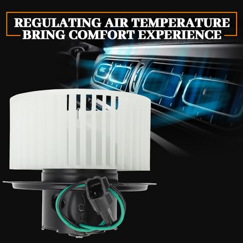 Image of BRTEC Front AC HVAC Heater Blower Motor Fan Assembly - Fits Jeep Cherokee 1988-1996, Comanche 1988-1992 - Replaces OEM Part Numbers 700126, 5114162AA