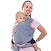 Fular portabebés - Fular portabebés elástico todo en 1 - Portabebés lateral - Mochila Portabebés - Fular para bebés - Fular portabebés manos libres - El mejor regalo de Baby Shower (Classic Gray)