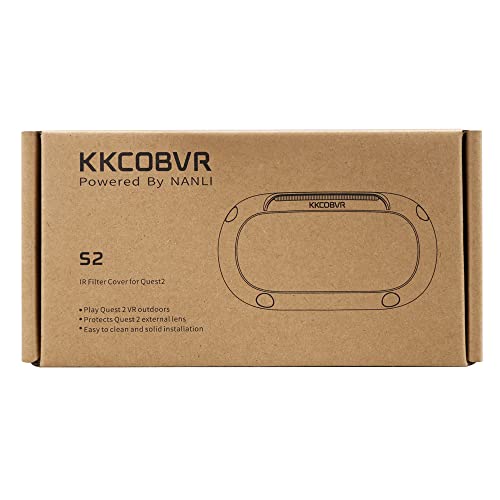 Kkcobvr S2 Vr Shell Protective Cover With Four Ir Filter Films, Compatible With Meta/Oculus Quest 2 Accessories Can Play Vr Outdoors On Cloudy Days Or In Shaded Places With No Sunlight Direct #TOP6