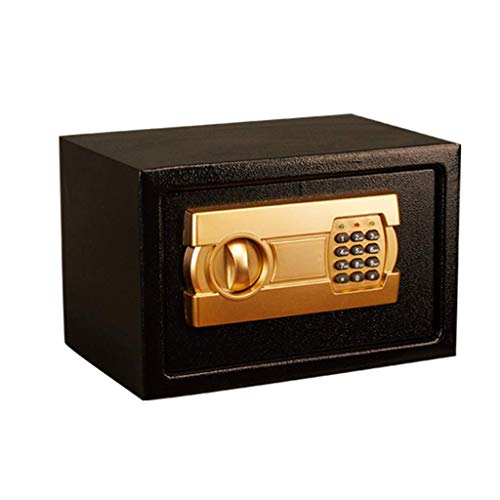 Safe avec clavier numérique en acier coffre-fort de rangement bureau 31cm