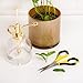 EK Tools Cutter Bee Precision Craft Scissors, Small, Yellow and Black, Package Includes 1 Ergonomic Scissor and 1 Protective Safety Cover, For Cutting, Paper, Herbs, and More