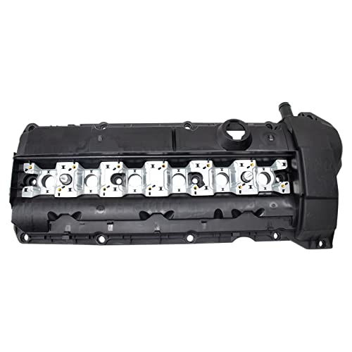 Image of TRQ Engine Valve Cover Assembly for BMW 3 5 Z3 L6 New